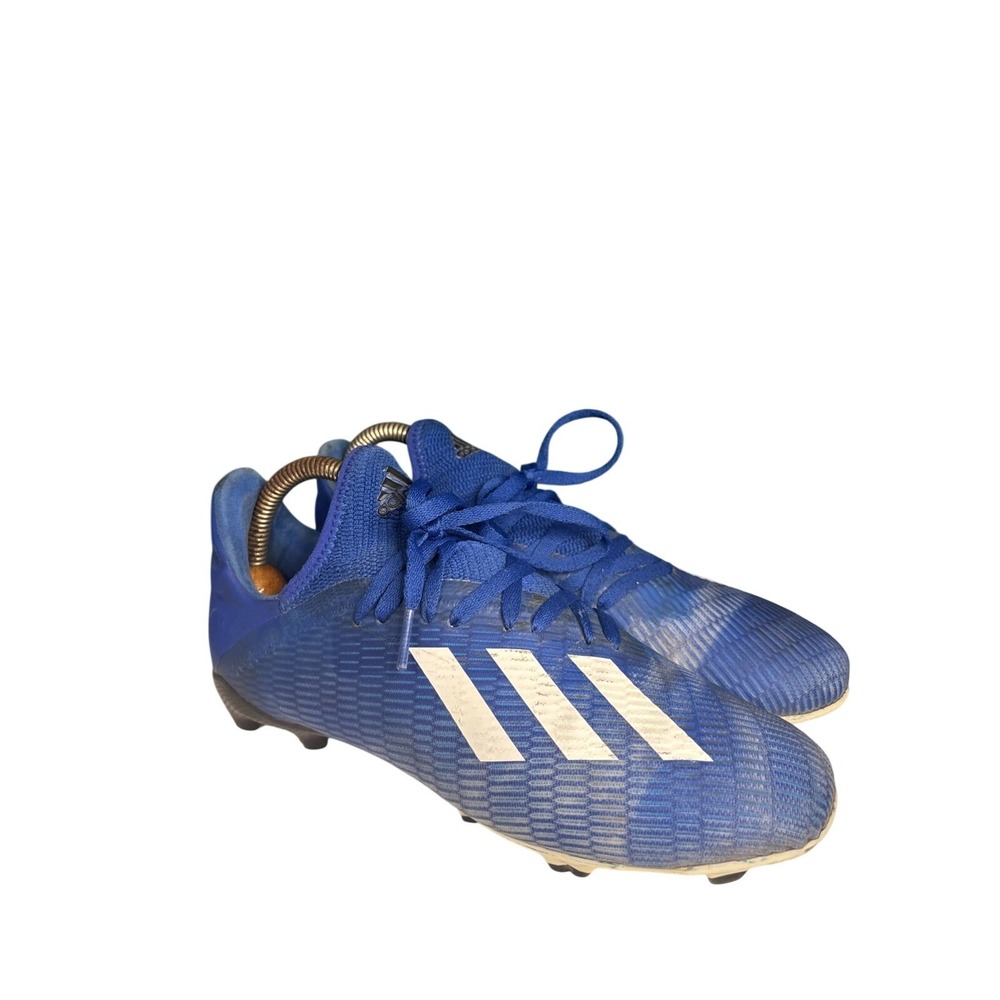 Adidas X 19.3 FG Blue White Mens Size 5‎ Soccer Cleats Firm Ground Boots